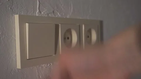 Concept: Saving electricity. Electro Crisis. Energy crisis Stock Footage 214454506