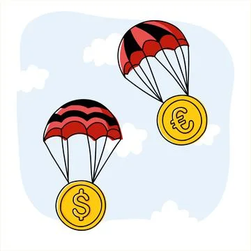 The concept of saving finance Illustrazione stock