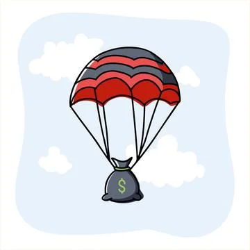 The concept of saving finance Stock Illustration