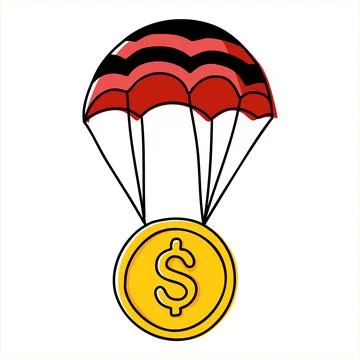 The concept of saving finance Stock Illustration