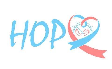 Concept of saving a newborn Illustrazione stock