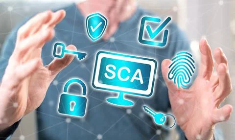 Concept of sca Foto stock