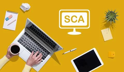 Concept of sca Foto stock