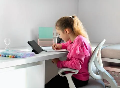 Concept of school, homework and the beginning of the school year Stock Photos