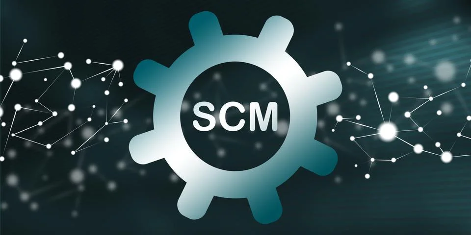 Concept of scm Stock Illustration