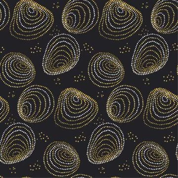 Concept seamless luxury pattern with dots and lines for header, card, backgro Stock Illustration