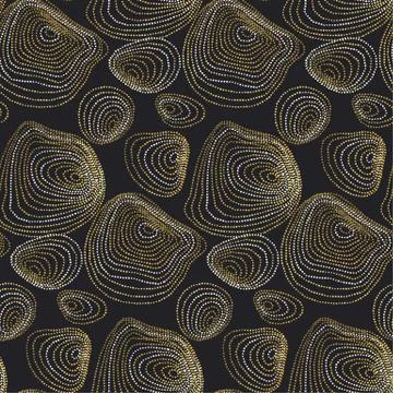 Concept seamless luxury pattern with dots and lines for header, card, backgro Stock Illustration