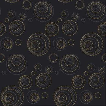 Concept seamless luxury pattern with dots and lines for header, card, backgro Stock Illustration