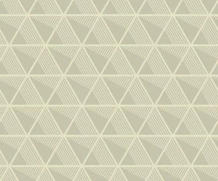 Concept seamless pattern with pale mono-color geometry triangle. simple 3d il Illustrazione stock