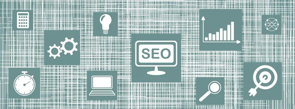 Concept of search engine optimization Stock Illustration