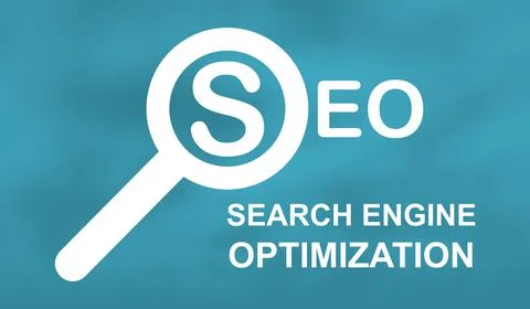 Concept of search engine optimization Illustrazione stock