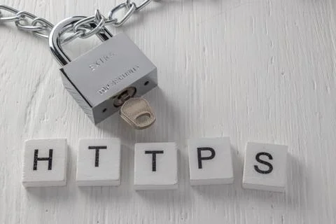 Concept of a secure connection to web site. Photos