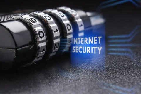 The concept of security in the Internet. Photos