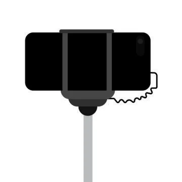 Concept of selfie Stock Illustration