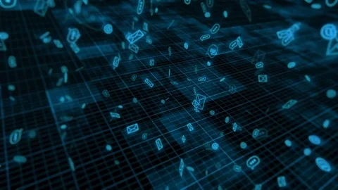 Concept of sending e-mails, messages, sms Video stock 72992655