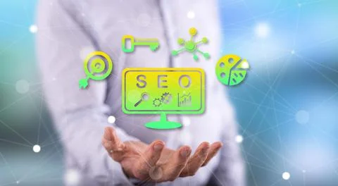 Concept of seo Stock-Fotos