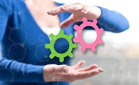 Concept of setting Stock Photos