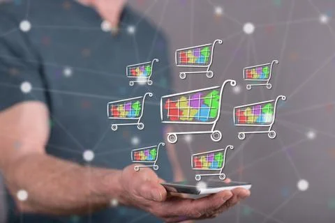 Concept of shopping Stock Photos