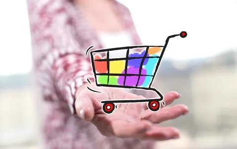 Concept of shopping 스톡 사진
