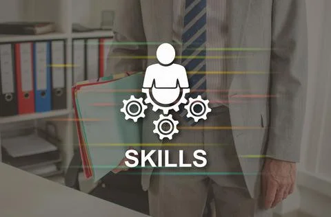 Concept of skills Stock-Fotos