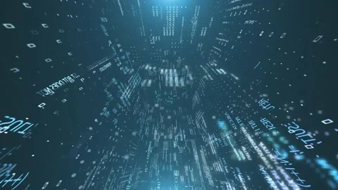 The concept of smart digital transformation and technological breakthroughs that Video stock 195006384