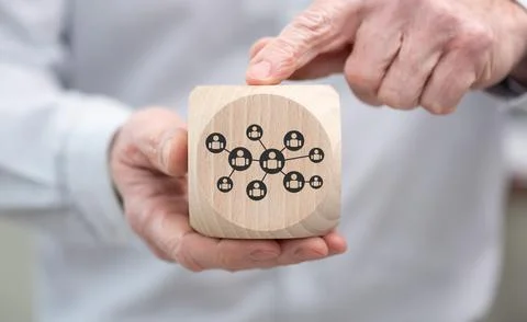 Concept of social network 스톡 사진