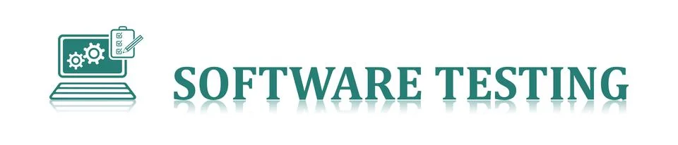 Concept of software testing Illustrazione stock