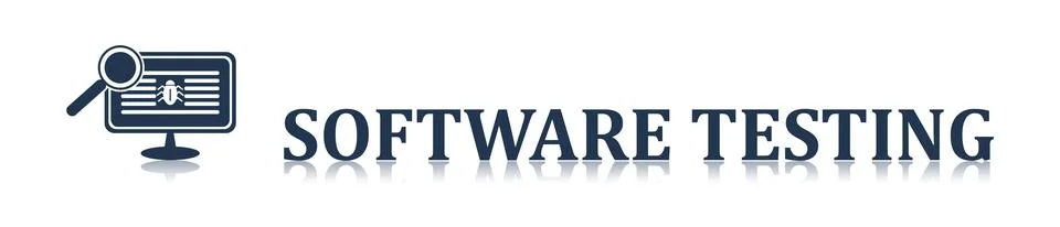 Concept of software testing Stock Illustration