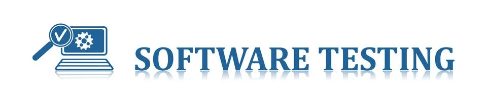 Concept of software testing Illustrazione stock