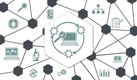 Concept of software update イラスト素材