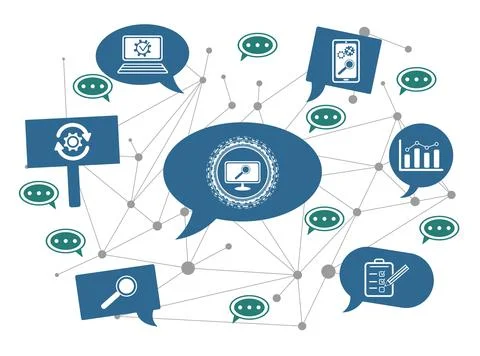 Concept of software update Stock Illustration