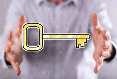 Concept of solution Stock Photos