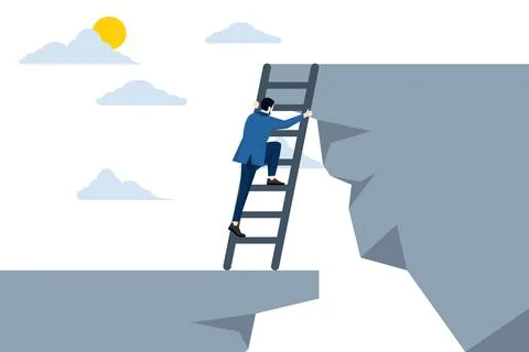 The concept of solving a problem, motivation for business development. Illustrazione stock