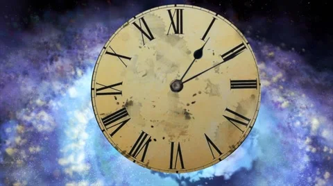 Concept of space and time. Concept Alarm flies into the center of the galaxy Stock Footage 61566431