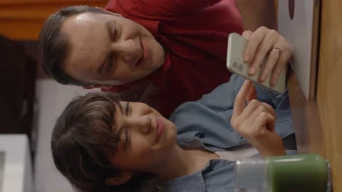 The concept of spending time together.Video for the vertical story. Stock Footage 151987605