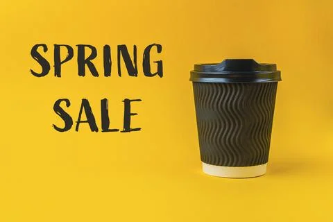 Concept of springtime and the idea of a spring sale Stock-Fotos