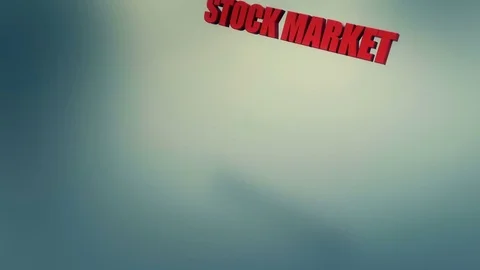 The concept of a stock market crash. Stock Footage