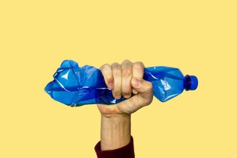 Concept of stop plastic pollution, global warming, recycling Stock Photos