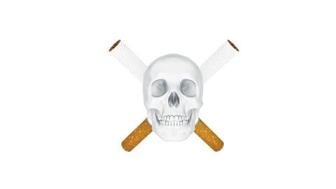 Concept stop sigarette, Stock Illustration