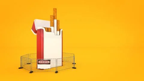 Concept stop sigarette, Stock Illustration