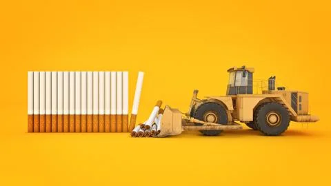 Concept stop sigarette, Stock Illustration