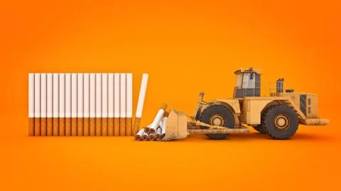 Concept stop sigarette, Stock Illustration