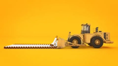 Concept stop sigarette, Stock Illustration