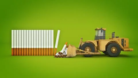 Concept stop sigarette, Stock Illustration