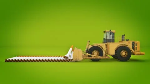 Concept stop sigarette, Stock Illustration