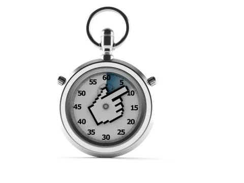 Concept stopwatch Stock Illustration