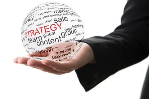 Concept of strategy in business Stock Photos