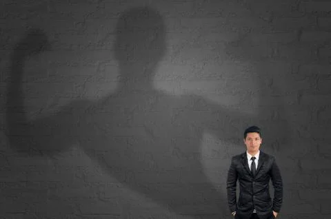 Concept strong. Foto stock