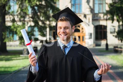 Concept for student graduation day Stock Photos