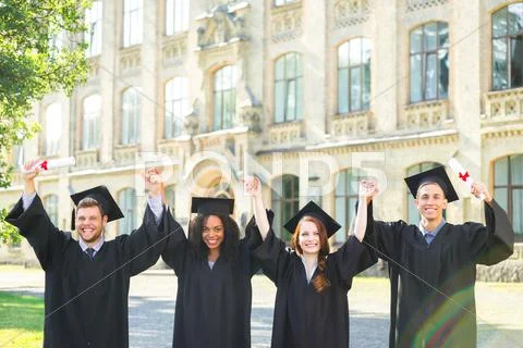 Concept for student graduation day Stock Photos